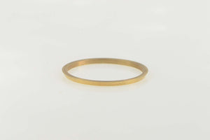 14K Vintage NOS 1950's Grooved Wedding Band Ring Size 11.75 Yellow Gold