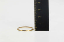 Load image into Gallery viewer, 14K Vintage NOS 1950&#39;s Grooved Wedding Band Ring Size 11.75 Yellow Gold