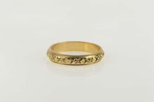 Load image into Gallery viewer, 14K Vintage NOS 1950&#39;s Orange Blossom Wedding Ring Size 9 Yellow Gold