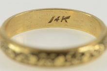 Load image into Gallery viewer, 14K Vintage NOS 1950&#39;s Orange Blossom Wedding Ring Size 9 Yellow Gold