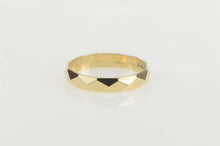Load image into Gallery viewer, 14K 3.1mm Geometric Stackable Wedding Band Ring Size 5 Yellow Gold