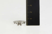Load image into Gallery viewer, 14K Vintage NOS 1950&#39;s 5.0mm Engagement Setting Ring Size 5.75 White Gold