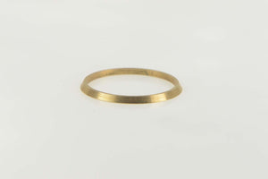 14K Vintage NOS 1950's Stackable Plain Band Ring Size 8 Yellow Gold