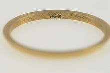 Load image into Gallery viewer, 14K Vintage NOS 1950&#39;s Stackable Plain Band Ring Size 8 Yellow Gold
