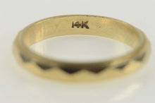 Load image into Gallery viewer, 14K Vintage NOS 1950&#39;s Geometric Wedding Band Ring Size 5 Yellow Gold