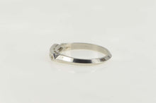 Load image into Gallery viewer, 14K Vintage NOS 1950&#39;s Seven Stone Band Setting Ring Size 6.75 White Gold