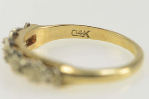 14K Vintage NOS 1950's Wedding Band Setting Ring Size 6 Yellow Gold