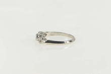 Load image into Gallery viewer, 14K Vintage NOS 1950&#39;s Retro Wedding Band Ring Size 6 White Gold
