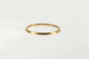 14K Vintage NOS 1950's Simple Stackable Band Ring Size 11.75 Yellow Gold