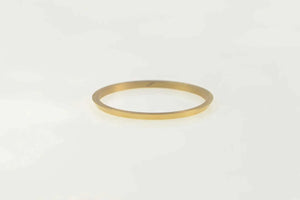 14K Vintage NOS 1950's Simple Stackable Band Ring Size 11.75 Yellow Gold