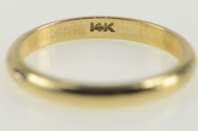 Load image into Gallery viewer, 14K Vintage NOS 1950&#39;s 2.6mm Wedding Band Ring Size 7 Yellow Gold