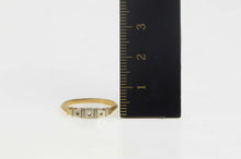 Load image into Gallery viewer, 14K Vintage NOS 1950&#39;s Two Tone Wedding Band Ring Size 6.25 Yellow Gold