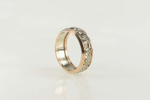 Load image into Gallery viewer, 14K Vintage NOS 1950&#39;s Wavy Pattern Band Ring Size 5.5 Yellow Gold