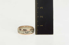 Load image into Gallery viewer, 14K Vintage NOS 1950&#39;s Wavy Pattern Band Ring Size 5.5 Yellow Gold