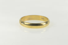 Load image into Gallery viewer, 14K 4.0mm Classic Rounded Simple Wedding Band Ring Yellow Gold