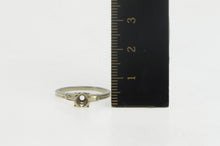 Load image into Gallery viewer, 14K Vintage NOS 1950&#39;s 4.0mm Engagement Setting Ring White Gold