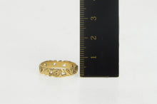 Load image into Gallery viewer, 14K Vintage NOS 1950&#39;s Floral Scroll Wedding Band Ring Yellow Gold