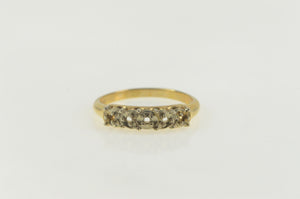 14K Vintage NOS 1950's Setting Wedding Band Ring Yellow Gold