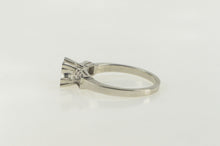 Load image into Gallery viewer, 14K Vintage NOS 1950&#39;s 4.7mm Engagement Setting Ring White Gold
