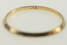 Load image into Gallery viewer, 14K Vintage NOS 1950&#39;s Stackable Plain Band Ring Yellow Gold