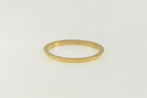 14K Vintage NOS 1950's Simple Stackable Band Ring Yellow Gold