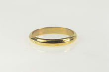 Load image into Gallery viewer, 14K 3.6mm Rounded Simple Men&#39;s Wedding Band Ring Yellow Gold