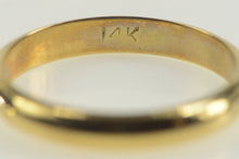 Load image into Gallery viewer, 14K 3.6mm Rounded Simple Men&#39;s Wedding Band Ring Yellow Gold