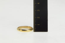 Load image into Gallery viewer, 14K 3.6mm Rounded Simple Men&#39;s Wedding Band Ring Yellow Gold