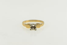 Load image into Gallery viewer, 14K Vintage NOS 1950&#39;s 3.3mm Engagement Setting Ring Yellow Gold