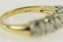 Load image into Gallery viewer, 14K 1940&#39;s 1.00 Ctw Diamond Wedding Band Ring Yellow Gold