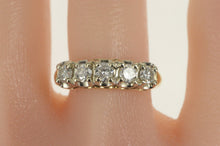 Load image into Gallery viewer, 14K 1940&#39;s 1.00 Ctw Diamond Wedding Band Ring Yellow Gold