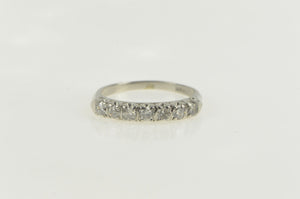 Platinum 0.50 Ctw Diamond Classic Wedding Band Ring