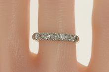 Load image into Gallery viewer, Platinum 0.50 Ctw Diamond Classic Wedding Band Ring