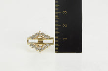 Load image into Gallery viewer, 14K 0.64 Ctw Marquise Diamond Chevron Wrap Band Ring Yellow Gold