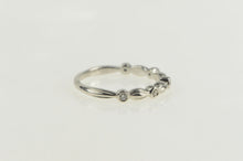 Load image into Gallery viewer, 10K Diamond Scalloped Classic Wedding Band Ring White Gold