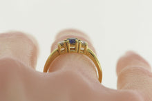 Load image into Gallery viewer, 18K 0.53 Ctw Sapphire Diamond Engagement Ring Yellow Gold