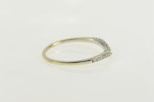 Load image into Gallery viewer, 14K 0.18 Ctw Wavy Design Diamond Wedding Band Ring White Gold
