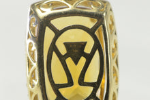 Load image into Gallery viewer, 14K 7.76 Ctw LeVian Designer Citrine Diamond Halo Pendant Yellow Gold