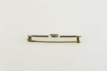 Load image into Gallery viewer, 14K Art Deco Amethyst Inset Filigree Bar Pin/Brooch Yellow Gold