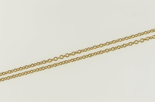 14K Pandora Designer Shine 1.5mm Cable Chain Necklace 21