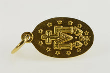 Load image into Gallery viewer, 14K Virgin Mary Mother of God Jesus Christian Charm/Pendant Yellow Gold