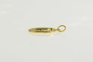 14K Virgin Mother Mary Christian Jesus Christ Charm/Pendant Yellow Gold