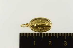14K Virgin Mother Mary Christian Jesus Christ Charm/Pendant Yellow Gold