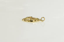 Load image into Gallery viewer, 10K Hummingbird Black Hills Leaf Nature Motif Charm/Pendant Yellow Gold