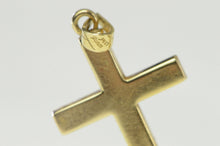 Load image into Gallery viewer, 14K Diamond Inset Cross Christian Faith Symbol Charm/Pendant Yellow Gold