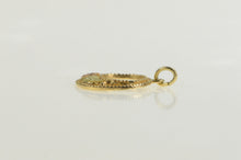 Load image into Gallery viewer, 10K Black Hills Leaf Round Wreath Nature Motif Charm/Pendant Yellow Gold