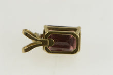Load image into Gallery viewer, 10K Emerald Syn. Garnet Diamond Accent Pendant Yellow Gold