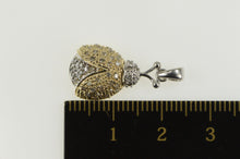Load image into Gallery viewer, 10K Pave Diamond Encrusted Lady Bug Beetle Charm/Pendant Yellow Gold