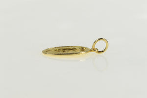 14K Mother Mary Jesus Christ Christian Faith Charm/Pendant Yellow Gold