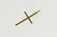 Load image into Gallery viewer, 14K Simple Cross Christian Faith Symbol Charm/Pendant Yellow Gold
